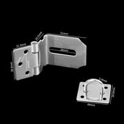 90 Degrees Hasp And Staple Gate Door Shed For Padlock Latch Lock-3 Inch