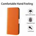 thumbnail image 6 of K-Lion Wallet Case for iPhone 15 Plus, Cute Elegant Lychee Pattern PU Leather Card & Cash Slot Shockproof Protective Case Anti-Scratch Folio Flip Case Cover for Women Girls,Orange, 6 of 7