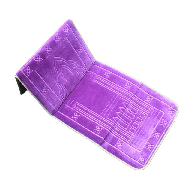 tredstone Folding Meditation Mat Prayer Rug Portable Mat for Home Decor Amaranth