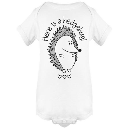 

Hedgehug Hug Hedgehog Sketch Bodysuit Infant -Image by Shutterstock Newborn