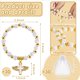 thumbnail image 3 of 4X Favor de Pulsera de de Ala de con Bolsas de Organza Favor de Bautismo AcríLico para NiñO y NiñA ComunióN CumpleañOs Boda, 3 of 5