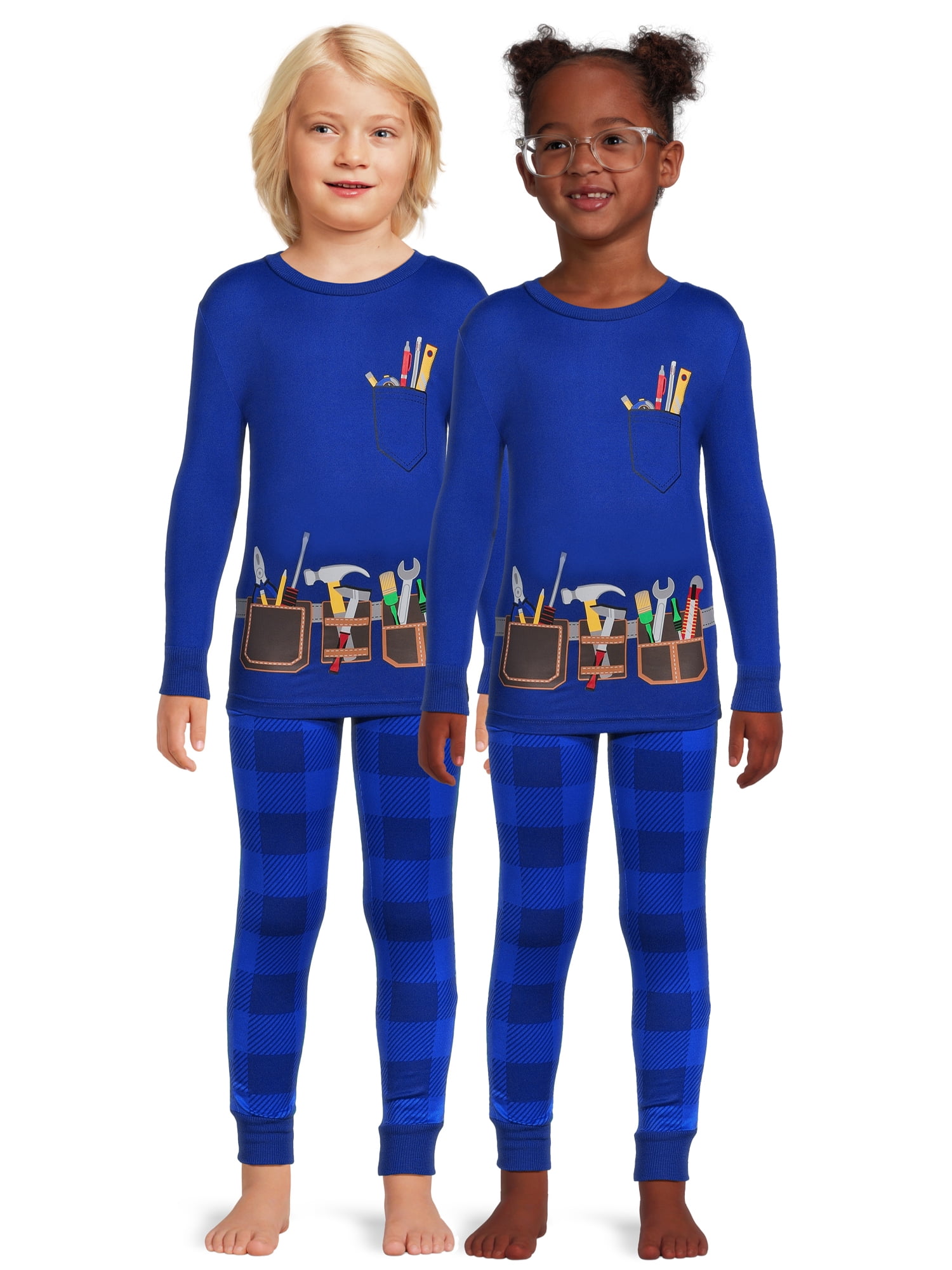Dream Big Peace Out Boys and Girls Occupation Pajama Sleep Set, 2-Piece, Sizes 4-8