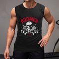 thumbnail image 2 of Boomer Men'S Muscle T-Shirt, Sleeveless, Muscle Tank Tee Top 3XL, 2 of 7