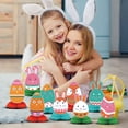 thumbnail image 4 of CY5O5ee Happy Easter Honeycomb Centerpieces for Table Decorations 9PCS Rabbit Easter Egg Table Signs for Spring Easter Birthday Anniversary Party Supplies, 4 of 6