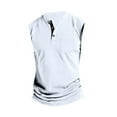 thumbnail image 4 of Tank Tops for Men with Pocket Sleeveless Button Crewneck T Shirts Mens Casual Solid Pullover Loungewear Athletic Workout Undershirts Tees, 4 of 4