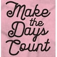 thumbnail image 2 of Make the Days Count Inspirational Zip Hoodie Sweatshirt Women Brisco Brands 3X, 2 of 6