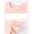 thumbnail image 5 of Bellafa Toddler Applique Tutu Dress Little Girls Fluffy Sleeve Summer Dresses Casual Party Tulle Sundress for Kids 2-7Y, 5 of 7