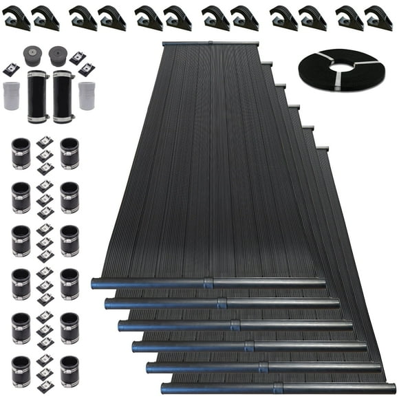 Highest Performing Design - DIY Solar Pool Heater Kit - 15-20 Year Life Expectancy (6-4x8 / 1.5" I.D. Header)