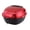 Red, variant on Aumotop 28L Motorcycle Tail Box Rear Trunk, Hard Case Motorbike Luggage Storage with 2 Keys, Waterproof Scooter Top Box with Side Snaps, Universal Fit, Black