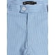 thumbnail image 5 of Pantalones Cortos De Rayas Verticales PaHombres Con Bolsillos Inclinados Delanteros Azul Blanco 36, 5 of 7