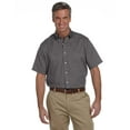 thumbnail image 1 of Van Heusen Chemise Habillée Oxford à Manches Courtes pour Homme, Gris Pierre, Petit, 1 of 5