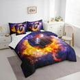 thumbnail image 3 of Castle Fairy Teens American Football 7pcs Bedding Comforter Set,Ball Game Queen Bedding Sets Super Cozy,Sport Theme Queen Sheet Sets,Super Cozy Room Decor, 3 of 8
