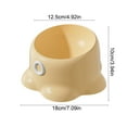 thumbnail image 3 of Cat Food Bowl, Tilted Cat Feeder Bowl Food Dispenser,Living Room Home Travel Indoor Watering Feeding Dish Cat Food Bowl,for Pets Small Dogs(1PC), 3 of 6