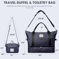 thumbnail image 2 of Bolsa de lona WOOMADA Weekender Overnight para mujer Black Leopard, 2 of 7