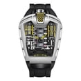 thumbnail image 1 of Reloj de cuarzo genérico deportivo para hombre, 45 mm, resistente al agua, silicona, 1 of 5