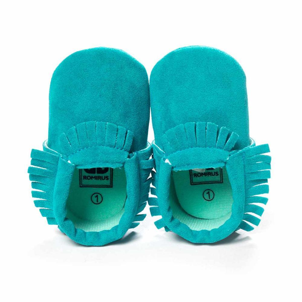 Xinhuaya Infant Boys Girls Tassel Shoes Soft Sole Coral Velvet Baby Moccasins Shoes Baby Crib Shoes - image 4 of 6