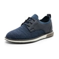 thumbnail image 1 of Zapatos casuales de vestir para niños Bruno Marc azul marino talla 11, 1 of 9