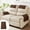 Coffee, variant on Sofa Armrest Cushion, Recliner Headrest Protector, Sofa Armrest Covers with Side Pockets, Scratch Resistive(62x15.7in)