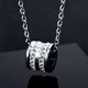 thumbnail image 3 of Collares de moda para hombres, hombres modernos, hip-hop personalizados, collares de acero de titanio versátiles, lujo ligero, nicho, 3 of 5