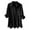 Black_1, variant on Godom Womens V Neck Long Sleeve Button Down Blouses Tops Oversize Leisure Shirt