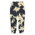 thumbnail image 4 of Pantalones Casuales de las Mujeres Imprimidos Leggings Pantalones Recortados, Pantalones Elásticos Cómodos para el Día Y el Deporte, 4 of 5