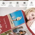 thumbnail image 6 of Custom Blanket with Photos Text, Personalized Photo Blankets and Throws, Personalized Gifts with Pictures for Boyfriend Sister,Customized Gifts for Couples Friends on Birthday Valentines Day, 6 of 6