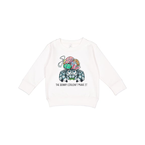 Inktastic The Bunny Couldn't Make It Funny Easter Spider Toddler Sweatshirt