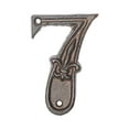 thumbnail image 2 of Placa de puerta de dígitos de Metal con efecto 3D Número de dirección etiqueta para exterior hogar 7 C-7 perfecl, 2 of 8