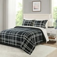 Mainstays 7 Piece Reversible Bed in a Bag Comforter Set with Sheets