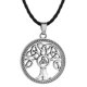 thumbnail image 1 of Viking Jewelry Trinity Celts Knot Tree of Life Round Charm Pendant Necklace For Women Men Gift, 1 of 5