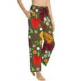 thumbnail image 2 of Fotbe Begetable Women's Pajama Pants,Sleepwear Pants,Pj Bottoms Drawstring And Pockets-Small, 2 of 9