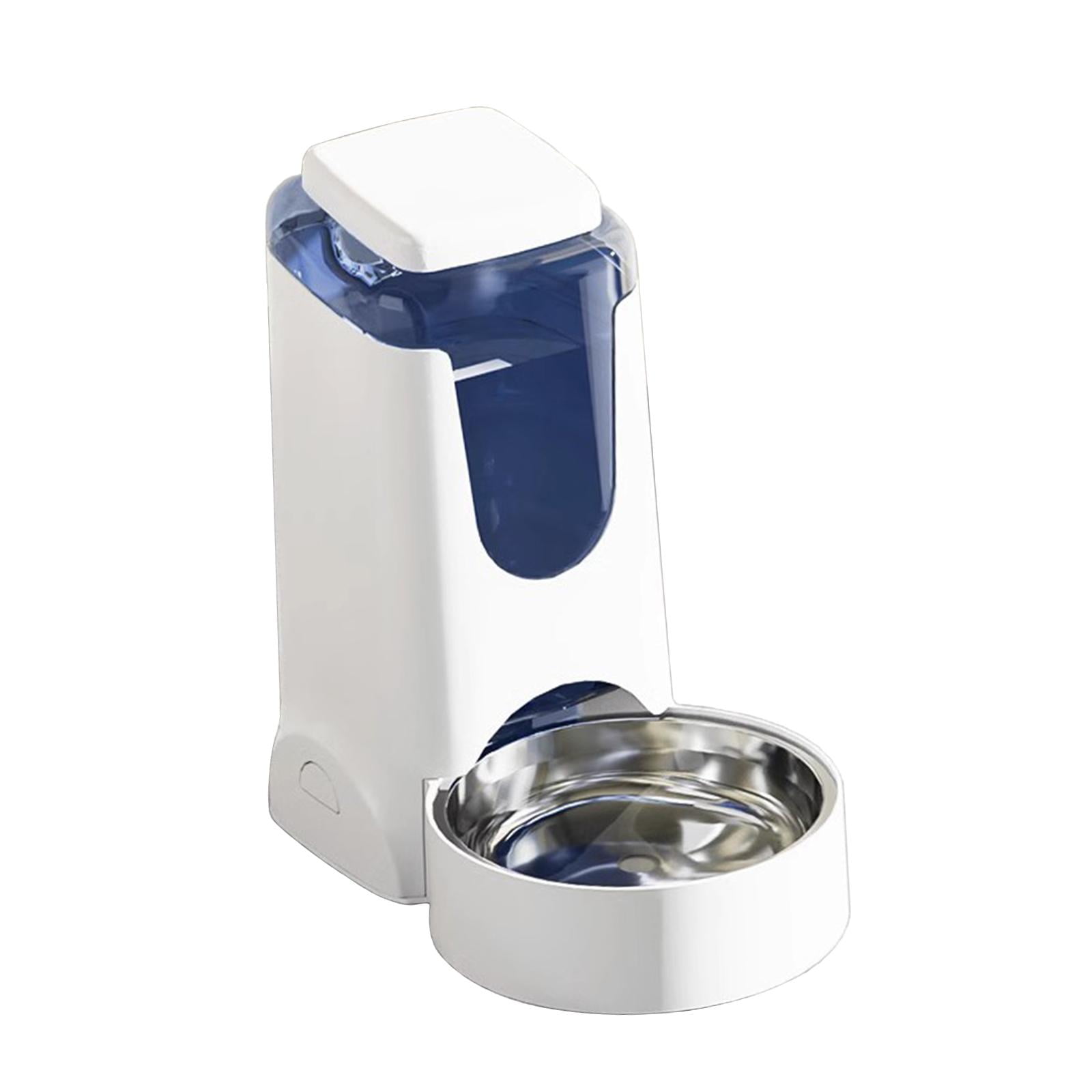 Automatic Pet Water Dispenser, Drinking Feeder Top Fill Water Feeding Easy to Clean 4L Pet Water Fountain for Dogs Cats, Pet Supplies Puppy White