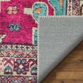 thumbnail image 6 of Well Woven Shasta Blue Fuchsia Washable Vintage Style Persian Mat Rug 2x4 (2' x 3'11"), 6 of 7