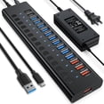 thumbnail image 1 of Hub USB 3.0 de 16 Puertos con Alimentación UL para Carga Inteligente y QC 3.0, 1 of 8