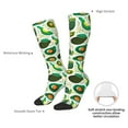 thumbnail image 4 of Naloa Green Avocado Thigh High Socks Extra Long Stretchy Sock Women Over Knee High Opaque Stocking Daily Wear, 4 of 6