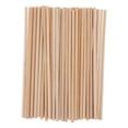 thumbnail image 2 of segolike 50pcs Bamboo Wood Sticks Dowels Rods for Model Making Home Decoration 150mm 50 Pieces 150mm, 2 of 9