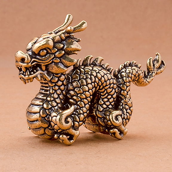 Chinese Zodiac Dragon Ornament Craft Figurine Beast Dragon Statue Figurine Ornam