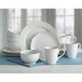 thumbnail image 4 of Pfaltzgraff French Lace 16 Piece Stoneware Dinnerware Set White, 4 of 5