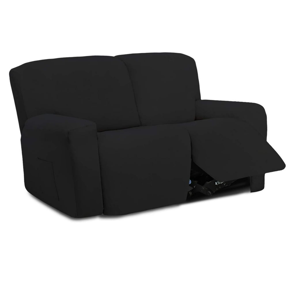 EasyGoing Stretch Loveseat Recliner Sofa Slipcover with Pocket Couch