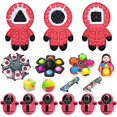 thumbnail image 1 of Squid Games Simple Dimple Fidget Toy 2021 TV Fidget Toy Set Stress Reliever Toy,Portable Handheld Mini Sensory Fidget Toy Pack Christmas Gifts (B), 1 of 1