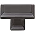 thumbnail image 3 of Atlas Homewares Bouton Rectangulaire Moderne Bronze 1,42 Pouces 290-MB Sutton Place, 3 of 3