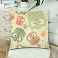 thumbnail image 3 of MKHERT Pillow Cover Cute Bird Owl Pillowcase Pillow Protector Cushion Cover 18x18 inch,Set of 2, 3 of 3