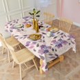 thumbnail image 5 of Pioneer Flower Floral Print Pattern Rectangle Tablecloth 60"x120",Waterproof Polyester Rectangle Table Cloth, Wipeable Spillproof Polyester Tablecloth for Dining, Camping, Indoor and Outdoor, 5 of 6