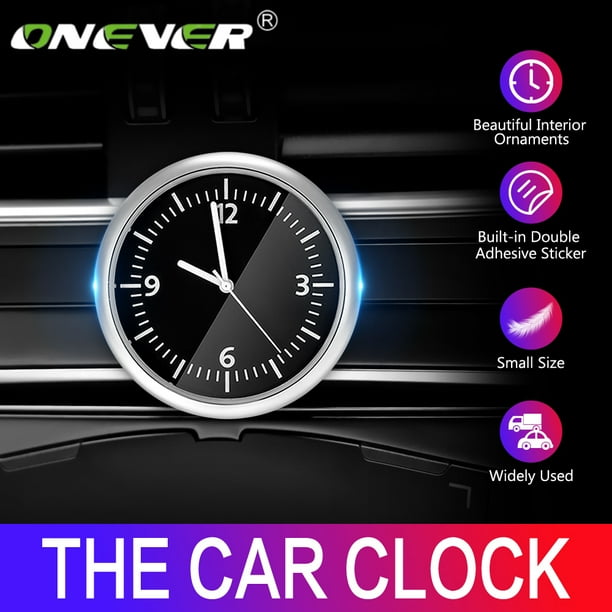 Adorno Para Coche, Reloj Automotriz Brillante, Reloj Automático, Decoración Interior De Automóviles, Reloj Adhesivo, Adornos, Accesorios, Regalos De Navidad Eigraketly VI008722-03
