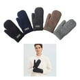 thumbnail image 2 of Weflink Double Layers Acrylic Gloves Men Winter Warm Knitted Durable Cold Weather, 2 of 20