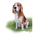 thumbnail image 3 of Ambesonne Beagle Duvet Cover Set, Focused in Mind Dog Sketch, 2-Calking, Rosewood Caramel, 3 of 7