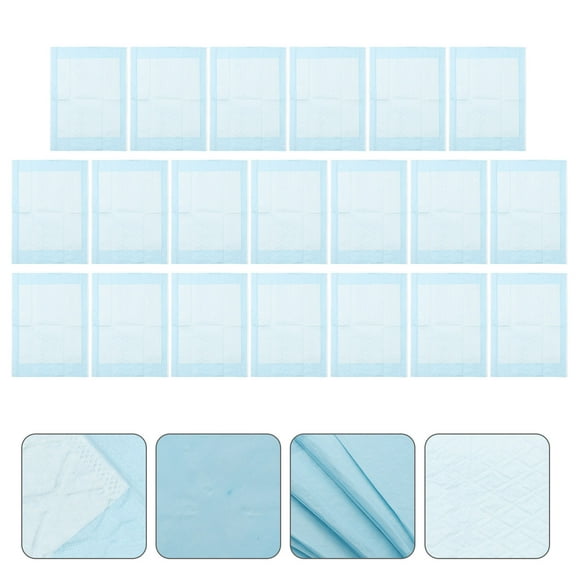ifundom 20Pcs Disposable Bed Sheets Nonwoven Fabric Waterproof Absorbent Blue for Home Use