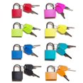 thumbnail image 3 of Paquete de 16 candados pequeños con llave para equipaje, gimnasio, taquilla, mini candado colorido para exteriores, escuela, hogar, 3 of 7