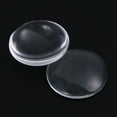 thumbnail image 2 of FRCOLOR Camée Transparent 100 Pcs Cabochons Dôme en Verre Cabochons Ronds Transparents Carreaux Camée Transparent Rond Non Calibré 1 Pouces/25mm pour Pendentifs Camée Bijoux Photo Bagues Colliers,0.98"X0.98"X0.28 Pouces, 2 of 5