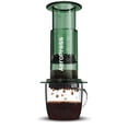 thumbnail image 1 of AeroPress Clear Green Coffee Press – Método de preparación 3 en 1 que combina prensa francesa, estilo espresso, café con cuerpo sin arena ni amargura, pequeña cafetera portátil para acampar y viajar,, 1 of 5